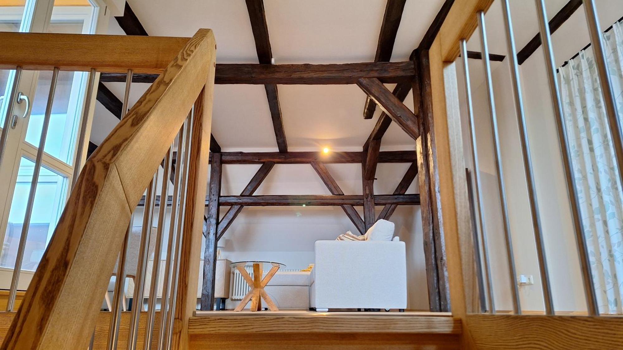 Stadtpalais Bellevue-Suite 3- Zimmer- Maisonettewohnung Mit Dachterrasse Maximal 4 Personen 包岑 外观 照片