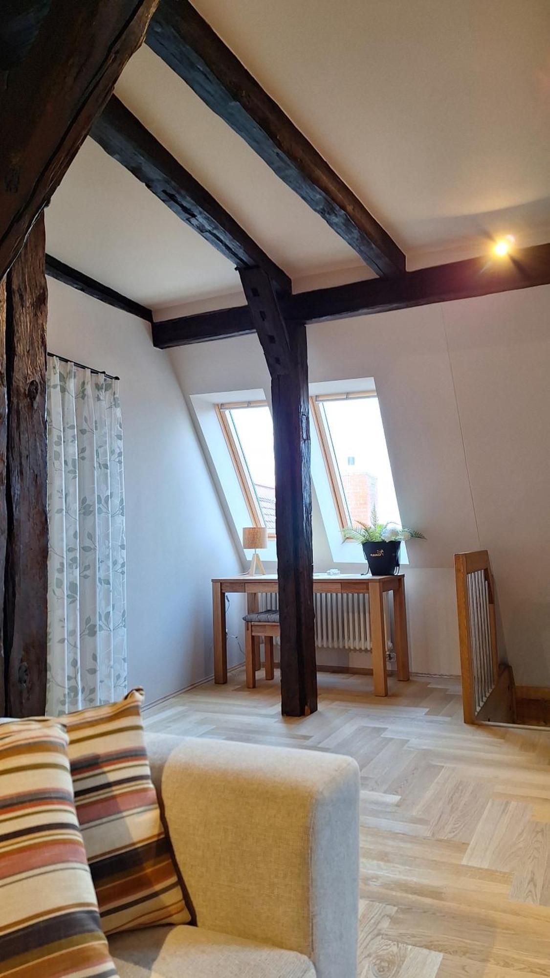 Stadtpalais Bellevue-Suite 3- Zimmer- Maisonettewohnung Mit Dachterrasse Maximal 4 Personen 包岑 外观 照片